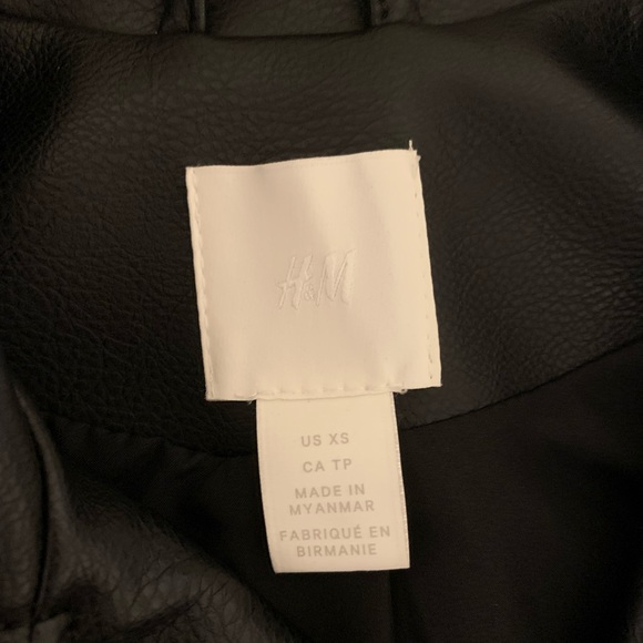 Black leather jacket - Picture 3 of 4